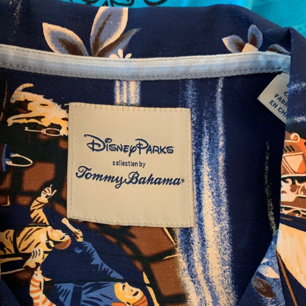 Tommy Bahama Disney Parks Navy Shirt